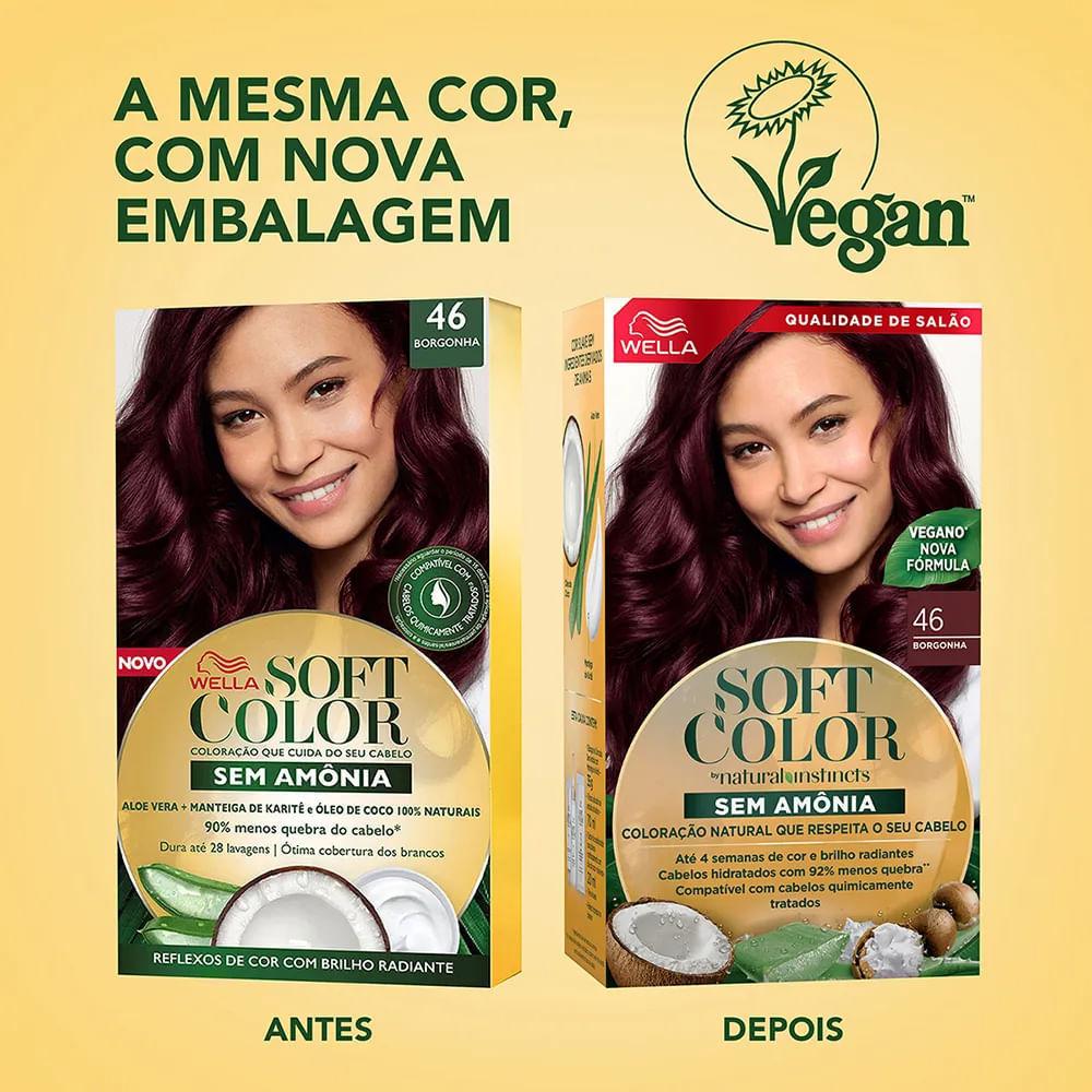 Kit Tintura Soft Color Borgonha 46