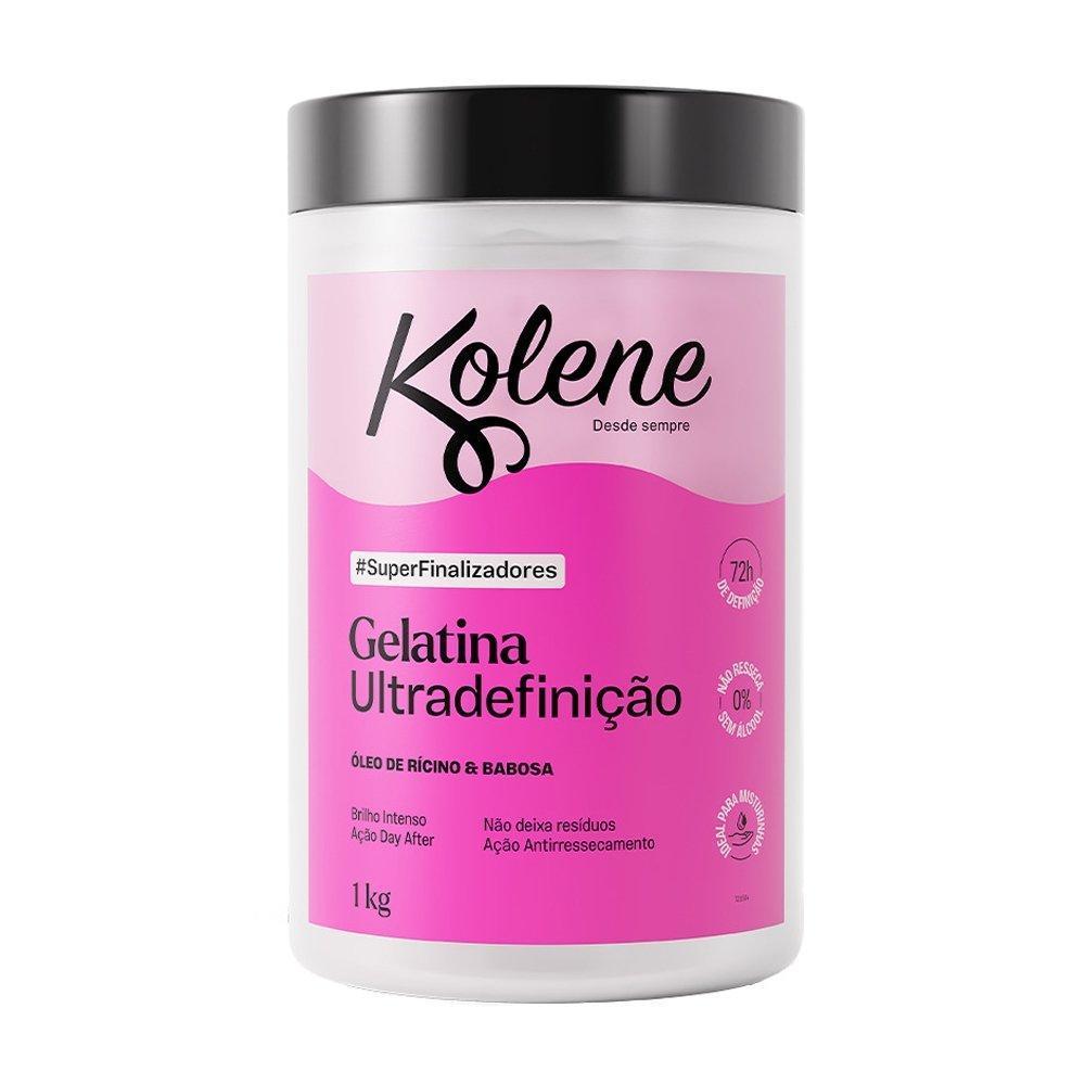 Gelatina Capilar Kolene Modeladora Superfinalizadores Rosa 1kg