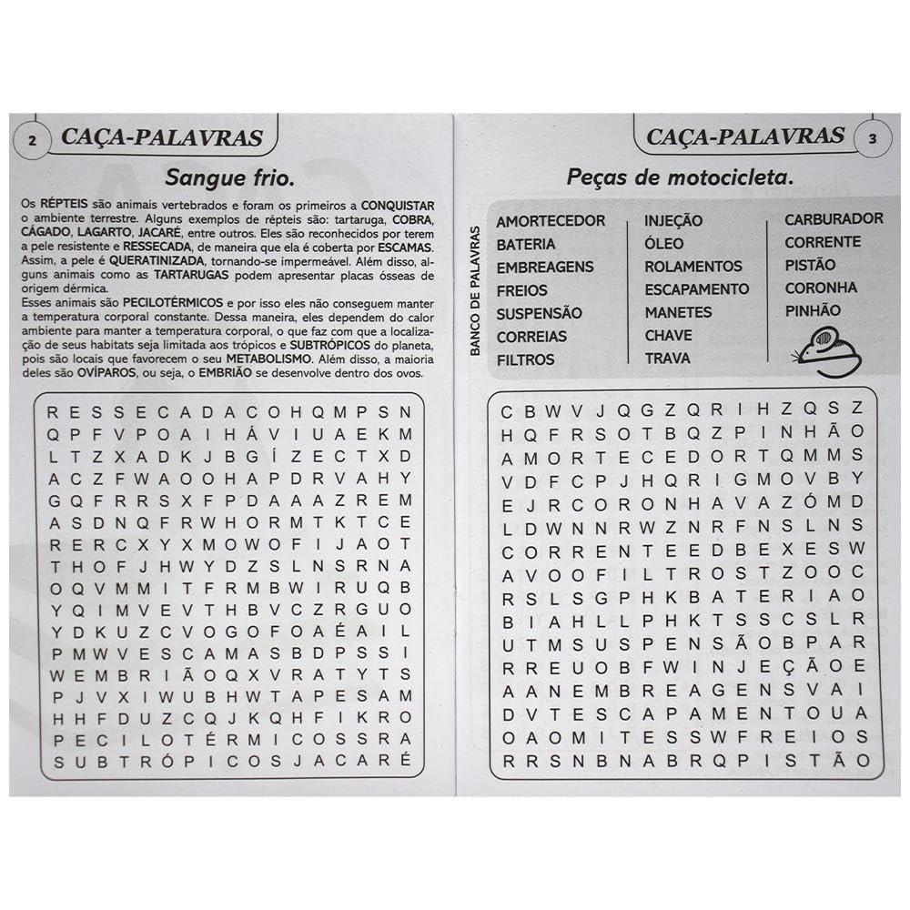 Scottini Caça-palavras Com 32 Pág N.2000 Fácil