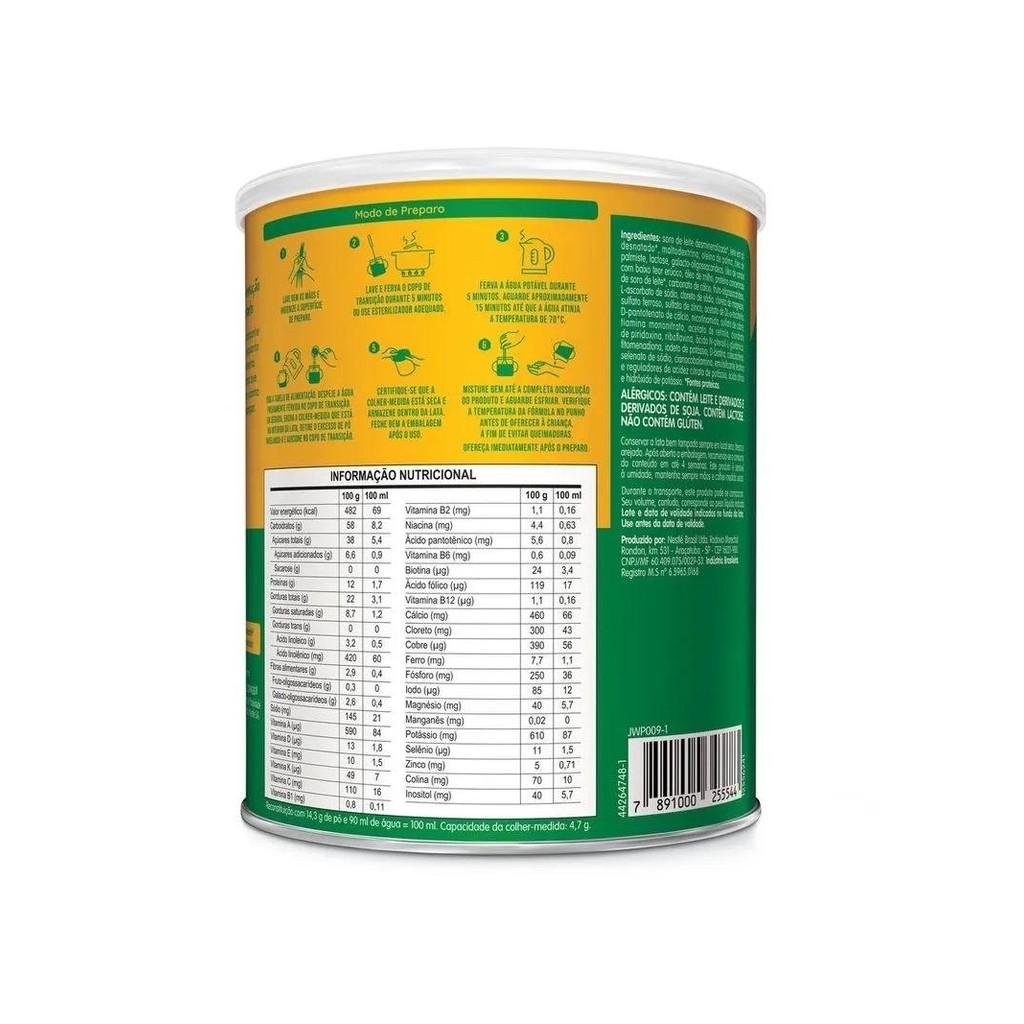 Kit 2 Un Fórmula Infantil Nestonutri 1-3 Anos Lata 800g Cd