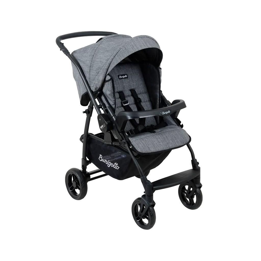 Travel System Rio 22-mesclado Preto Burigotto