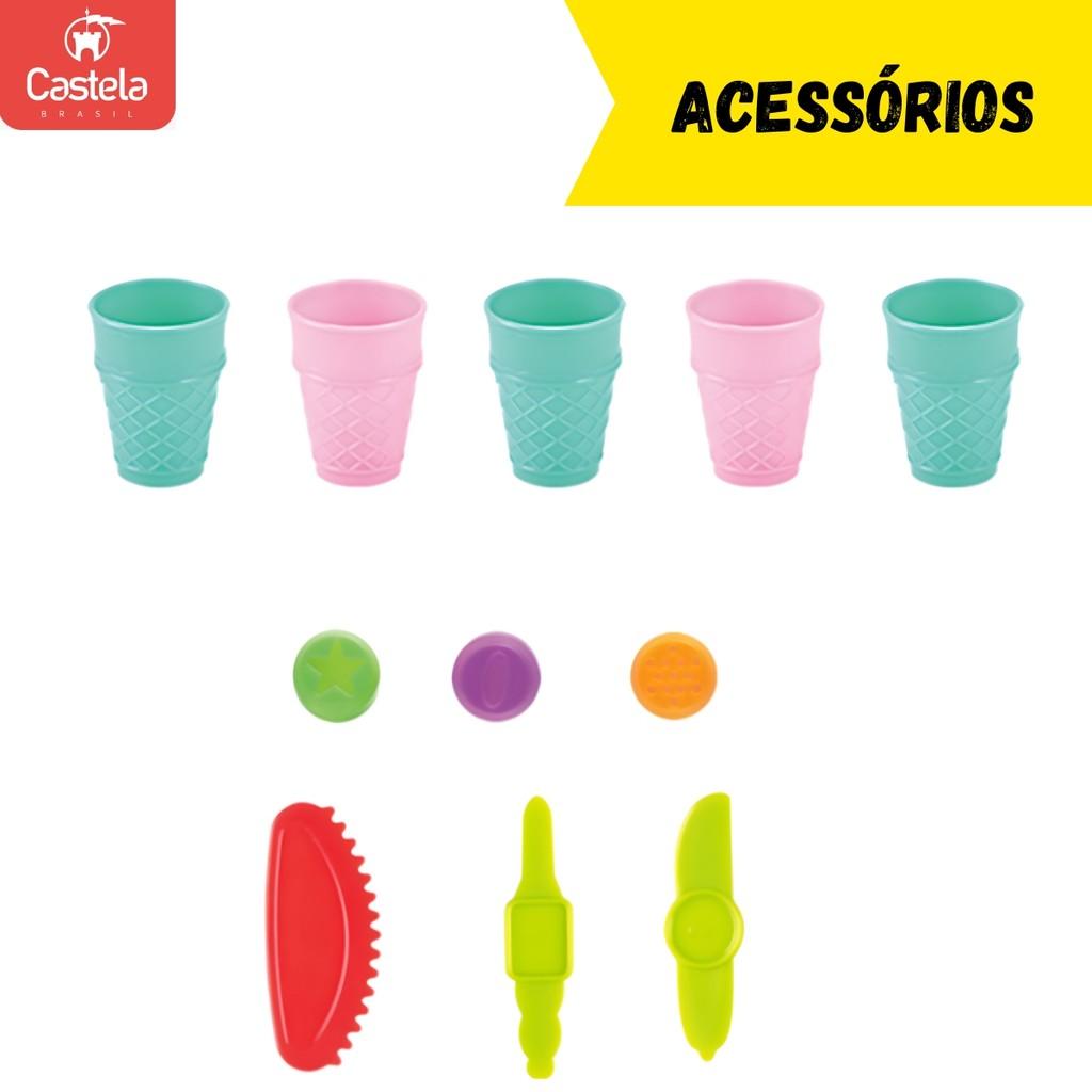 Conjunto Massinha De Modelar Sorveteria Mágica - Castela