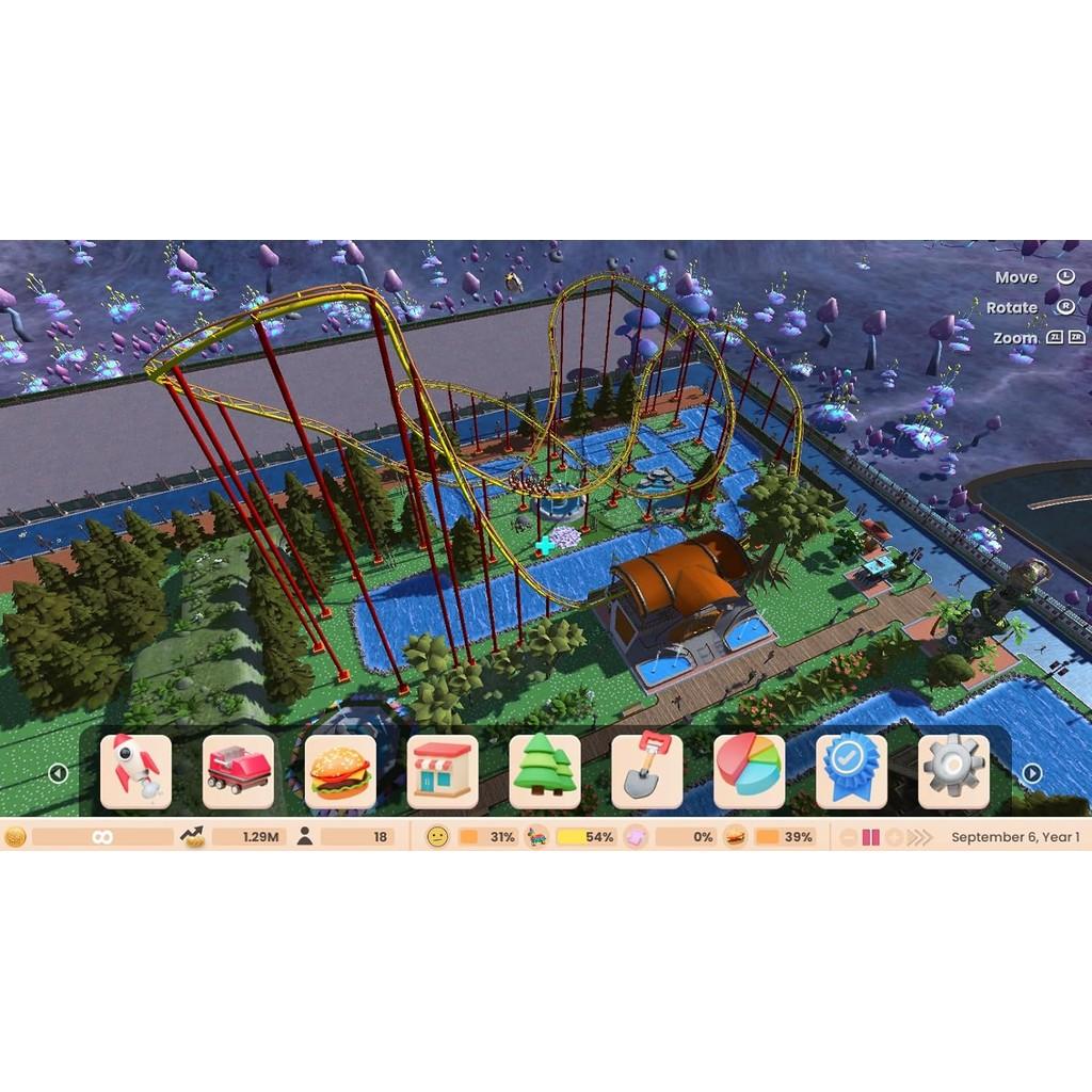 Rollercoaster Tycoon Adventures Deluxe Switch Midia Fisica