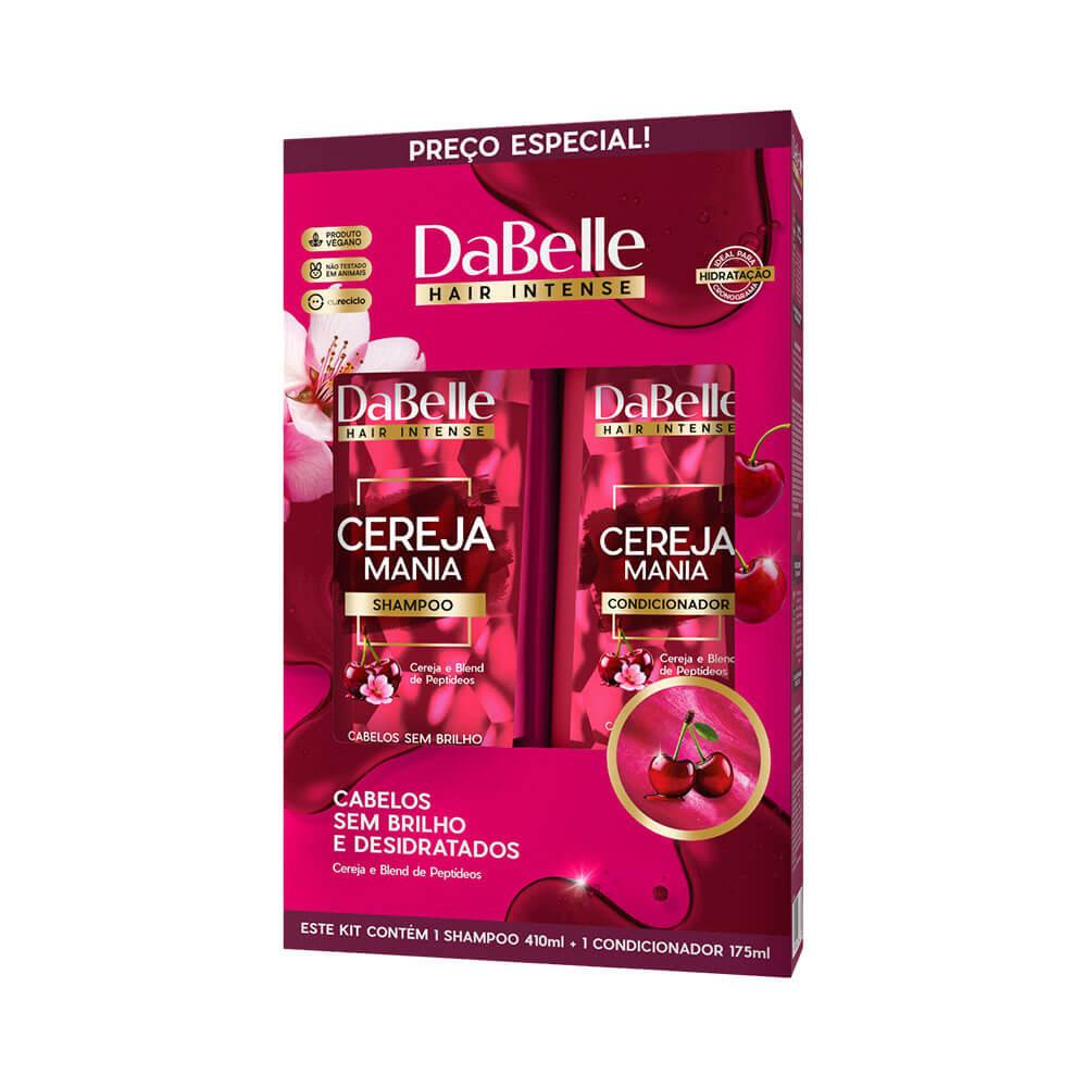 Kit Dabelle Shampoo 410ml + Condicionador 175ml Cereja Mania