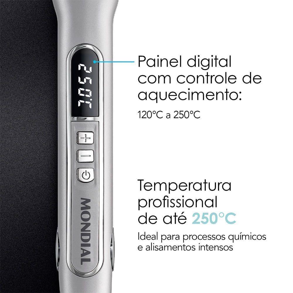 Prancha Progressiva Mondial ULTRA Liss PRO 250 C P-02-pro Bivolt