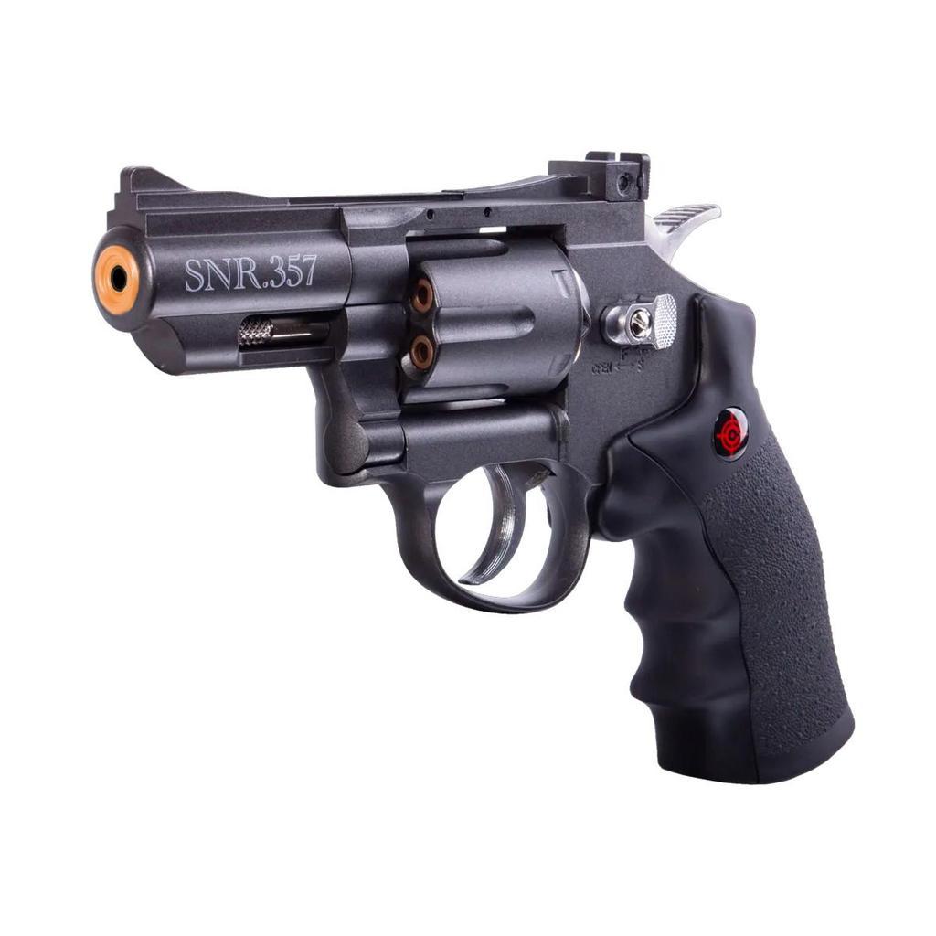 Revólver De Pressão Co2 Snr357 Full Metal Black 4.5mm Crosman