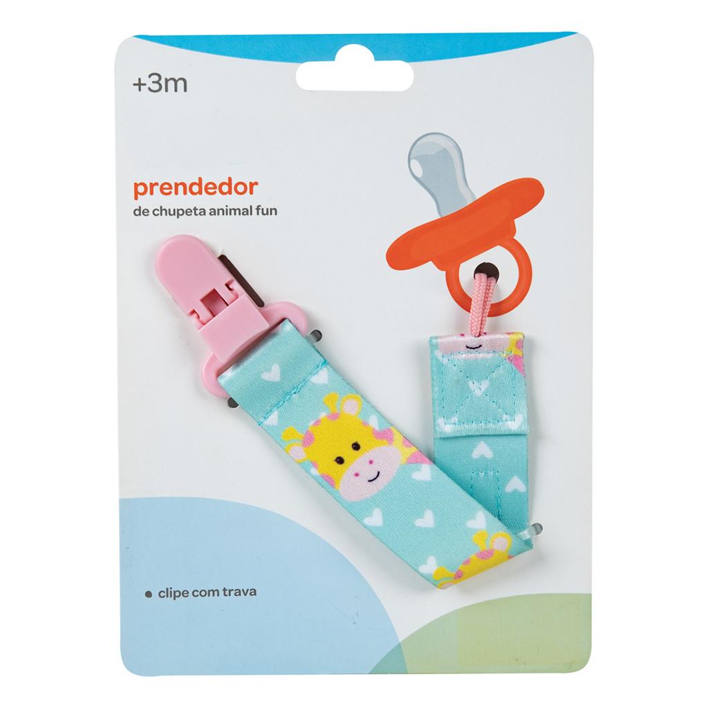 Prendedor De Chupeta Animal Fun Girafa 12049 - Buba