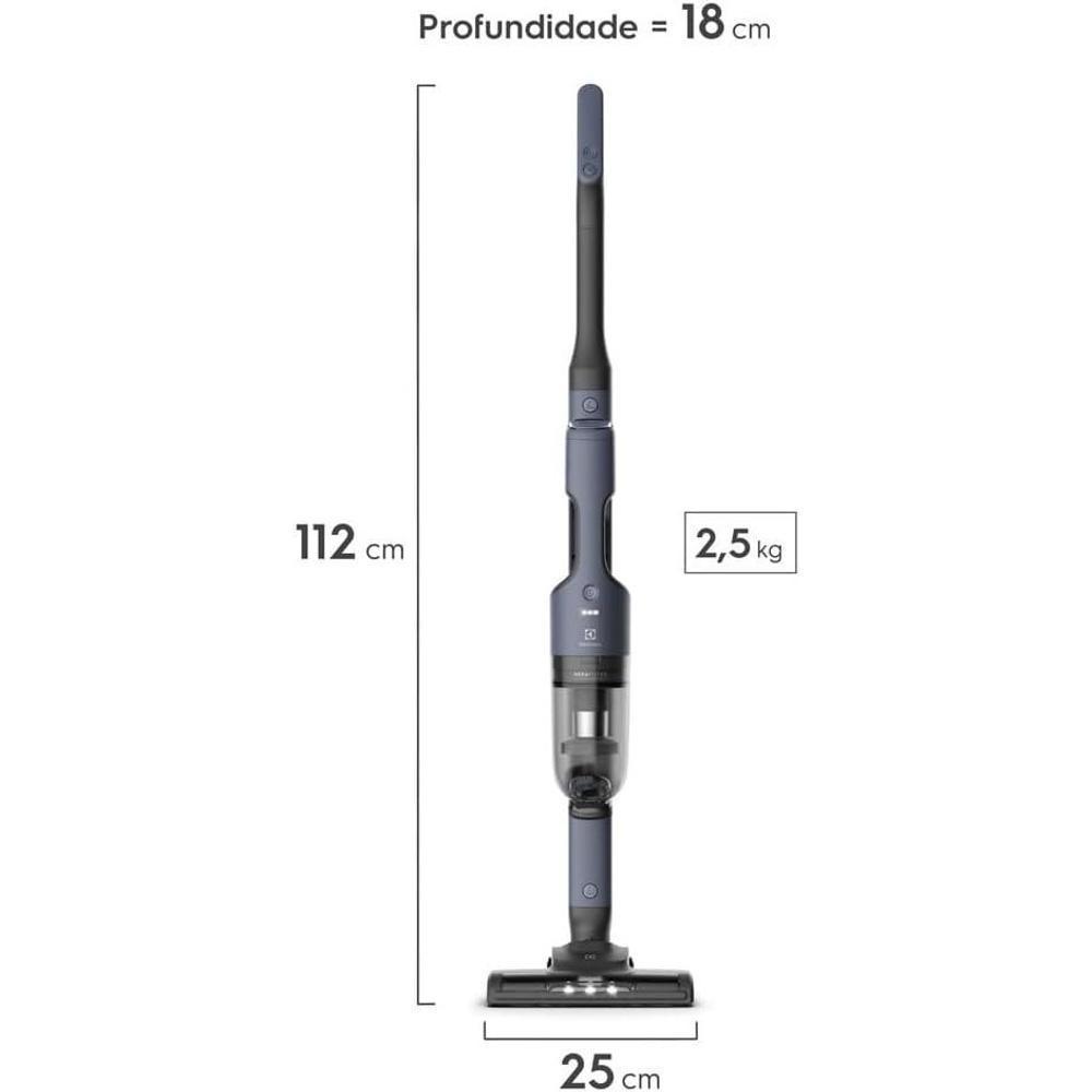 Aspirador De Pó Sem Fio Electrolux Erg019 Azul Bivolt