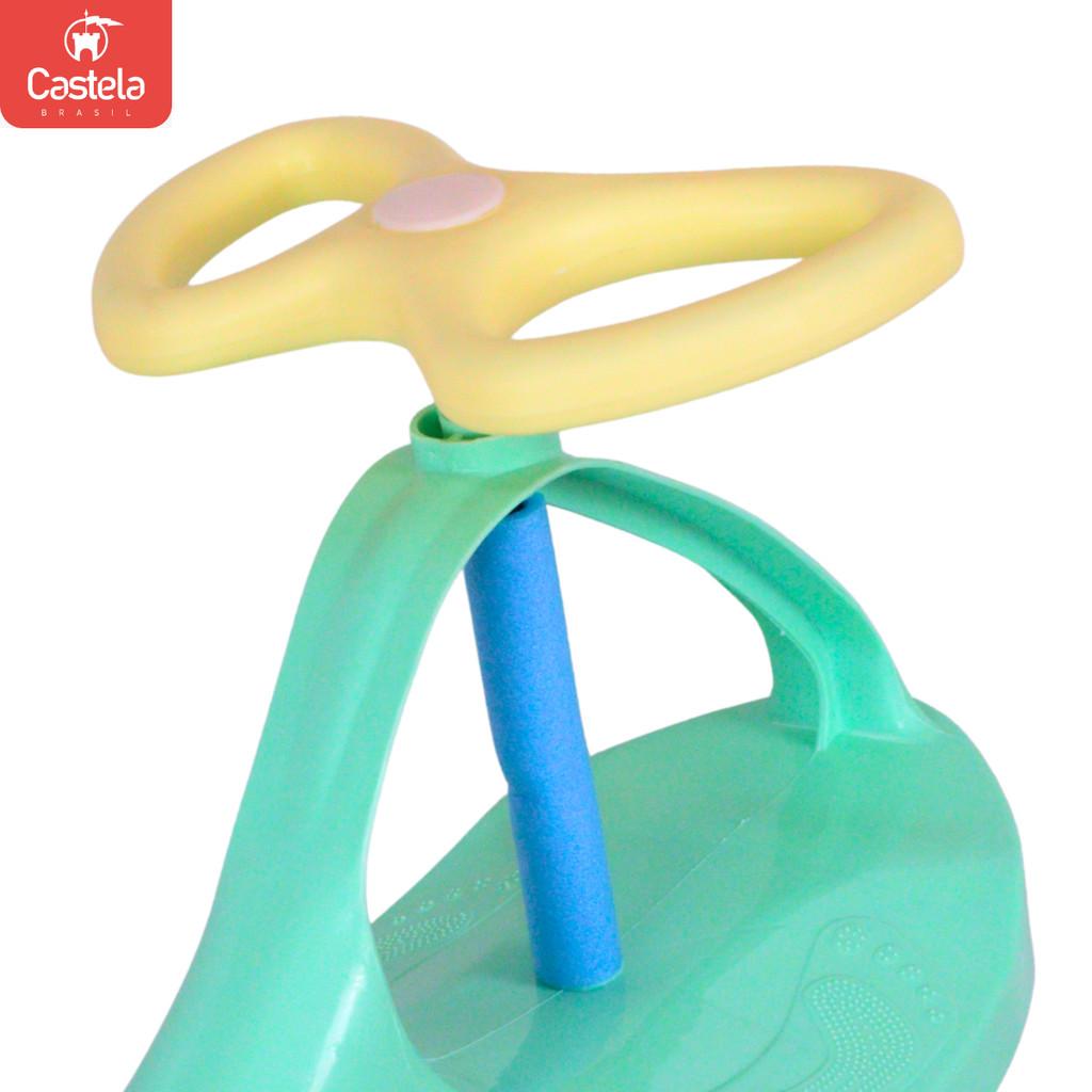 Carrinho Rolimã Infantil Zig Car Verde C/Volante 360 Castela