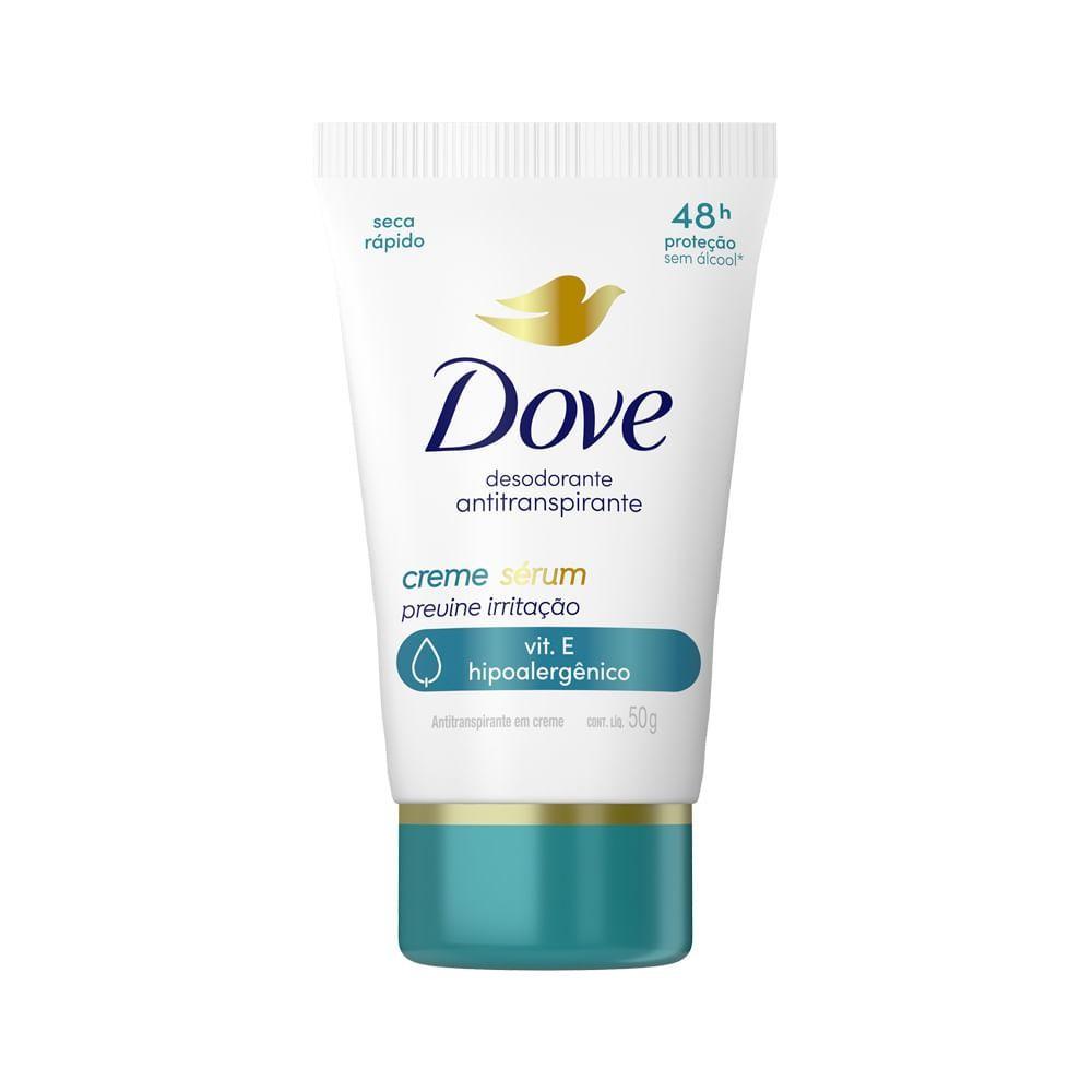 Desodorante Dove Creme Serum Bisnaga Previne Irritacao 50GR