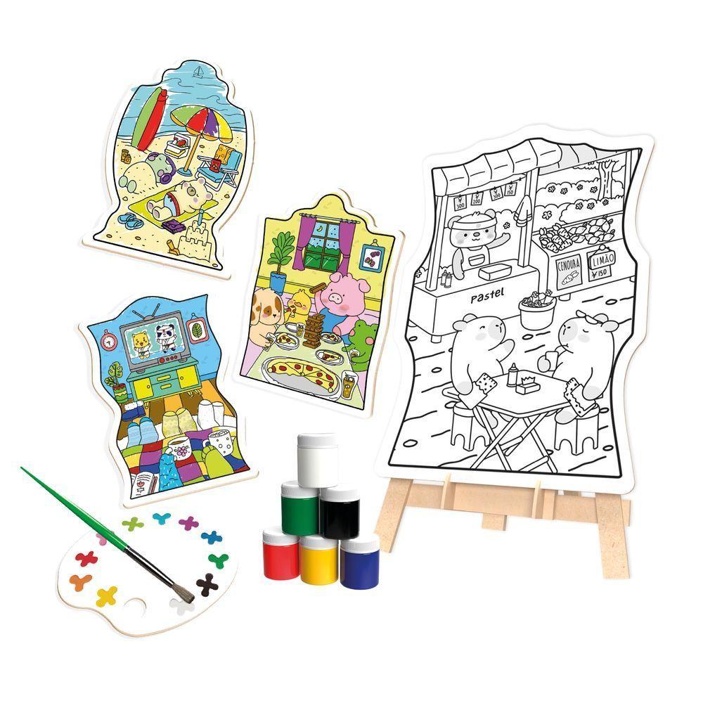 Kit Pintura Cozy E Comfy - Brincadeira De Criança