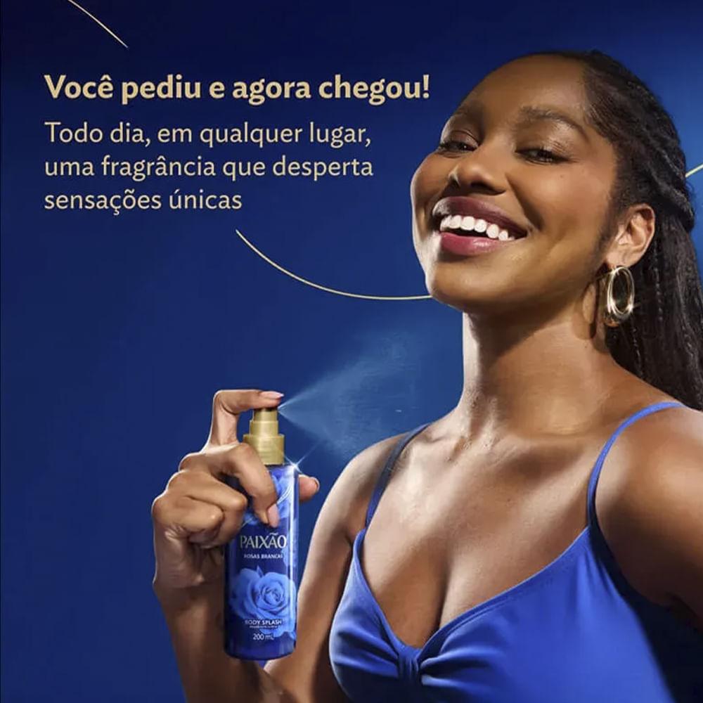 Kit Body Splash Paixão Rosas Brancas + Ameixa Rubi 200ml