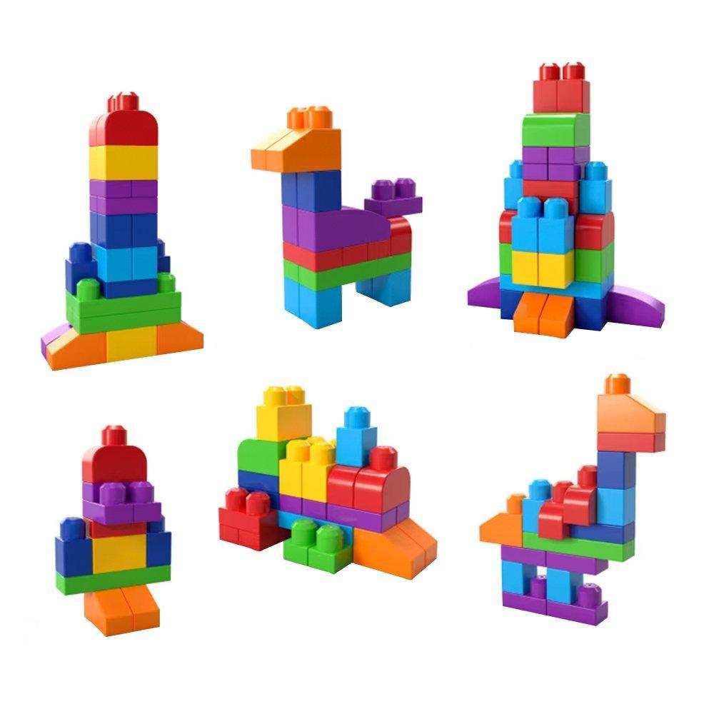 Mega Blocks Fisher-price Bolsa Clássica Com 60 Blocos Dch55