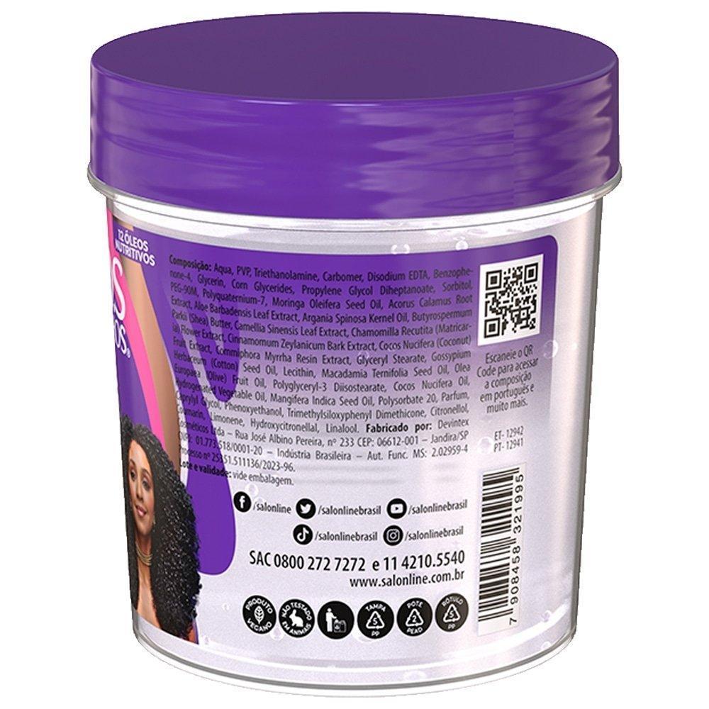 Gelatina Capilar Salon Line Sos Cachos Super Óleos 400g