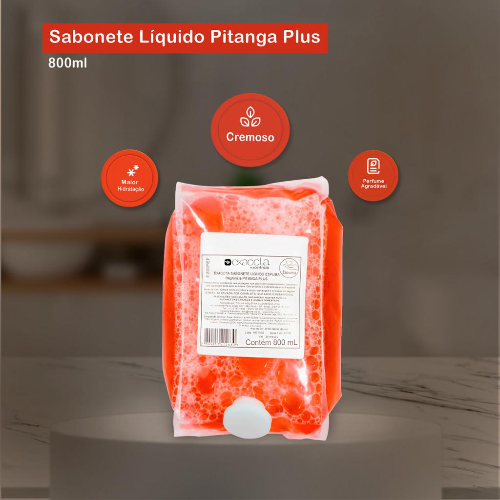 Sabonete Espuma Refil Pitanga 800ml Exaccta PLUS Trilha