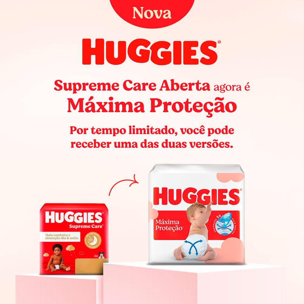 Fralda Huggies Máxima Proteção Tamanho M 104 Unidades Descartáveis Leve Mais Por Menos