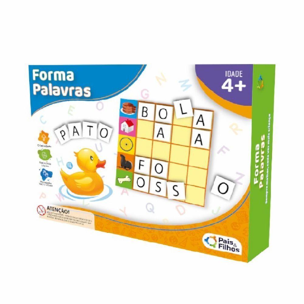 Jogo Educativo Formar Palavras - Pais E Filhos