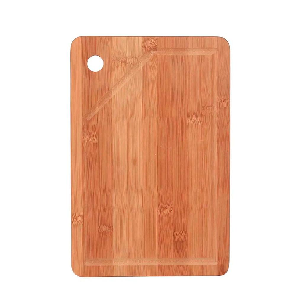 Tábua De Corte Madeira Retangular Bamboo 30x20cm Para Cozinha Ideal Para Preparar Alimentos - Mor