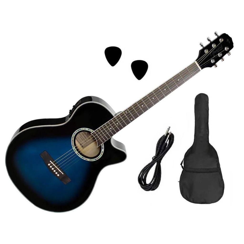 Violão Giannini Aço Gsf-1d Ceq Mini Jumbo Eletroacústico