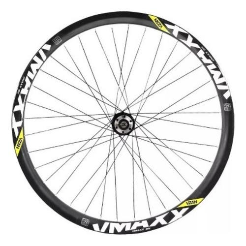 Par De Rodas Aro 26 Vzan Vmaxx Em Alumínio Para Freio A Disco Cor Preto