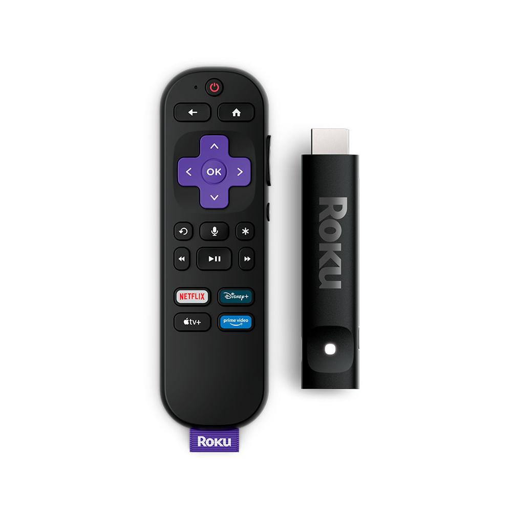 Roku Streaming Stick PLUS Para TV 4K Controle Por Voz