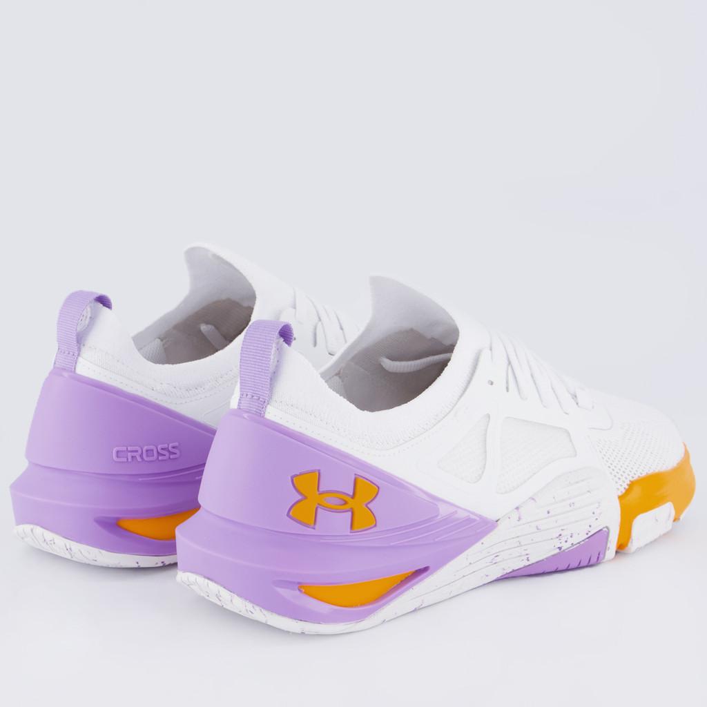 Tênis Under Armour Tribase Cross 2 Branco E Lilás