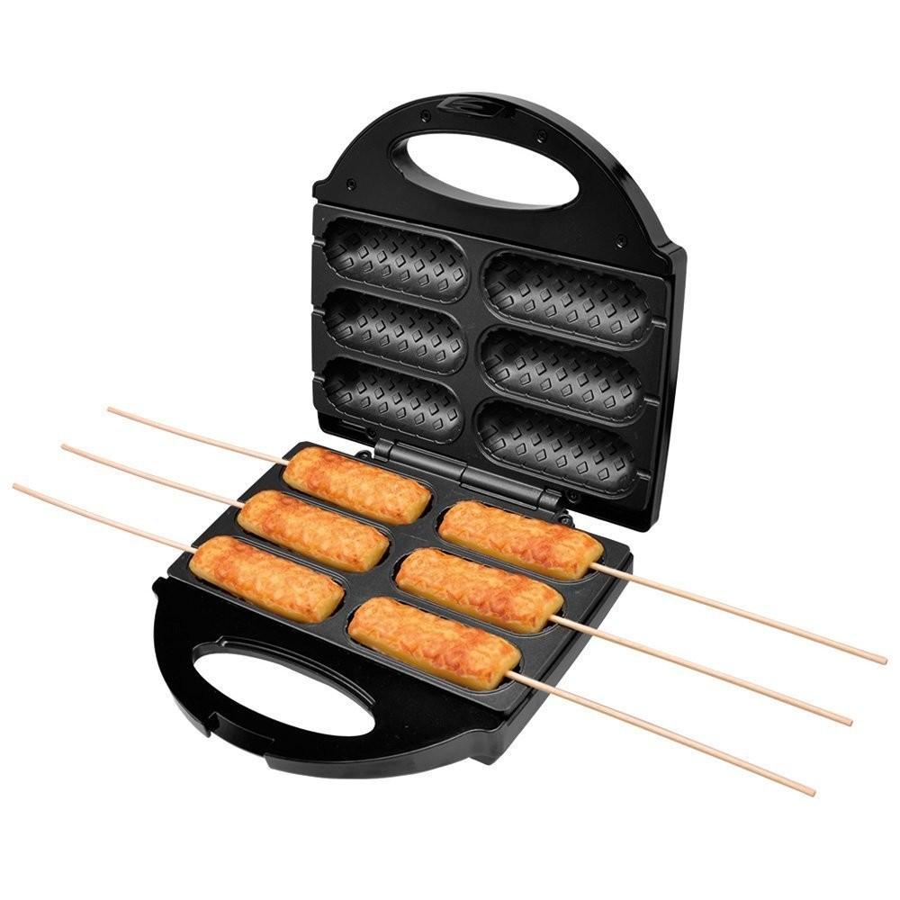 Crepeira Britânia Six Chapas Antiaderentes 850 Watts Preta