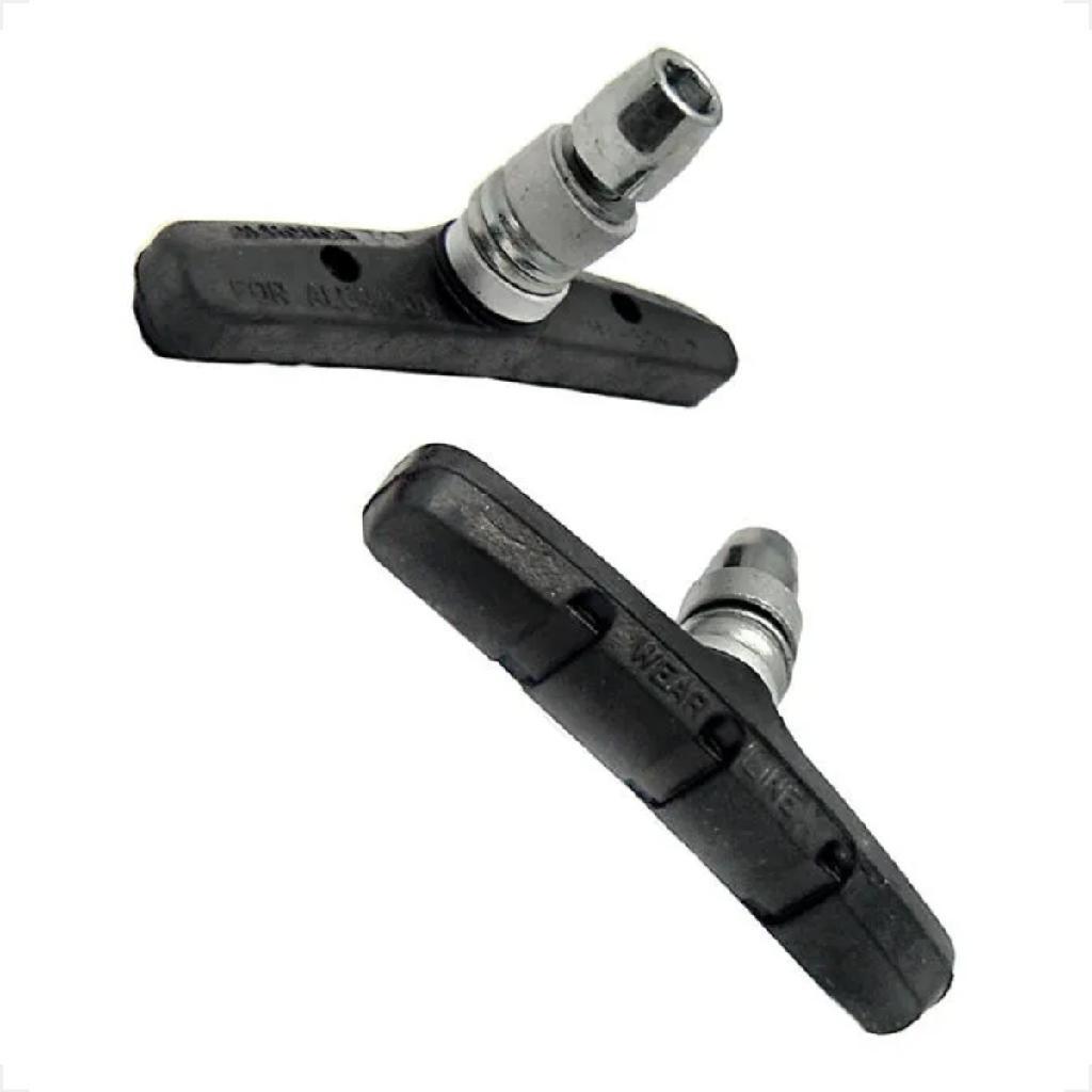 1 Par Sapata Pastilha Borracha De Freio V-brake Para Bike Bicicleta Scs 68mm Orbital