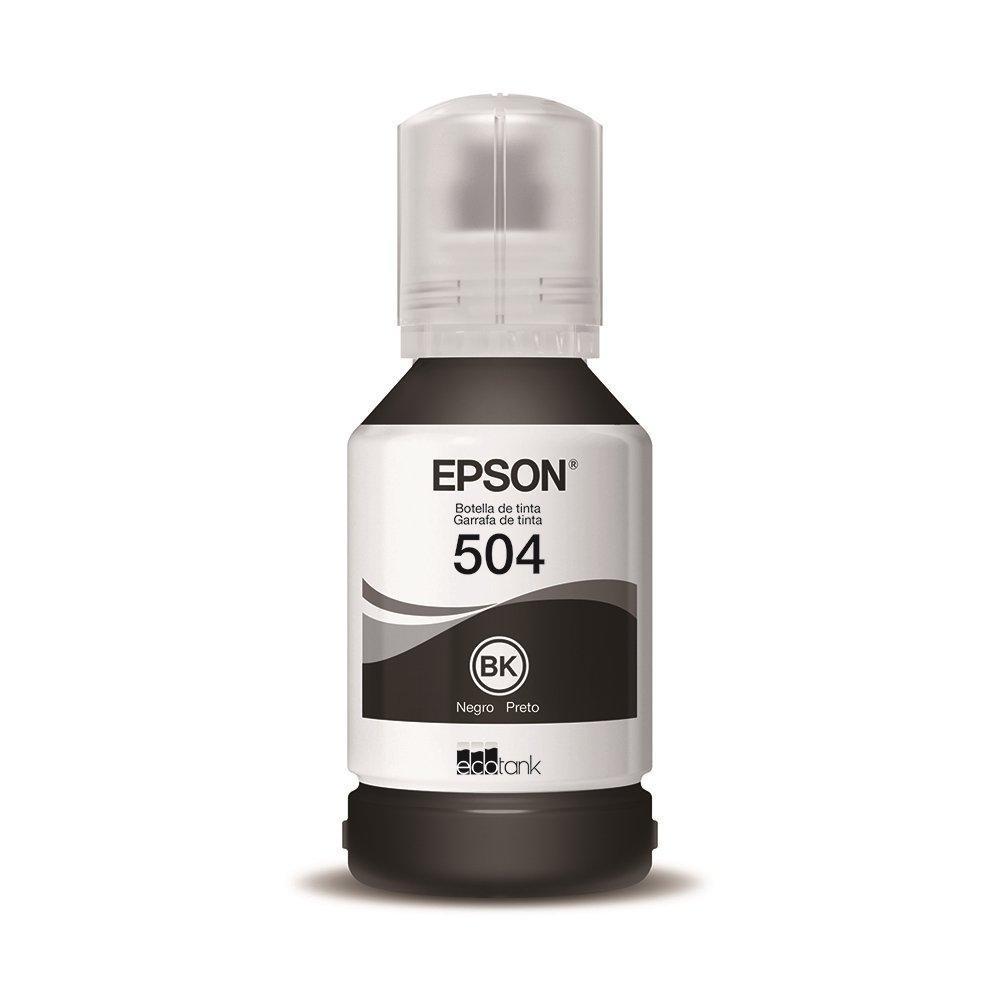 Refil De Tinta Epson T504122-br Preto Para Impressoras L4150 L4160 L4260 L6171 L6270 L14150