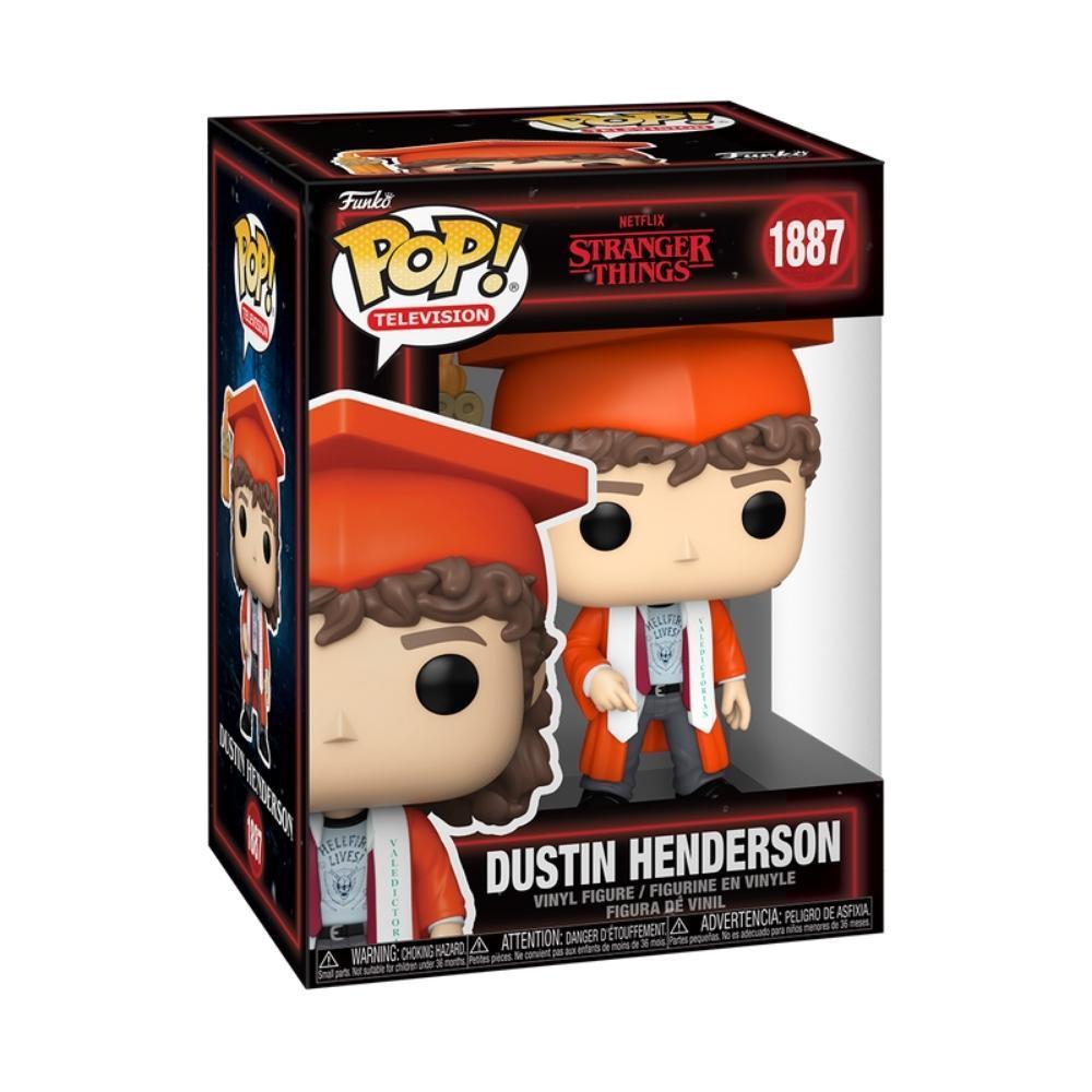 Boneco Funko Pop Stranger Things T5 - Dustin Na Formatura