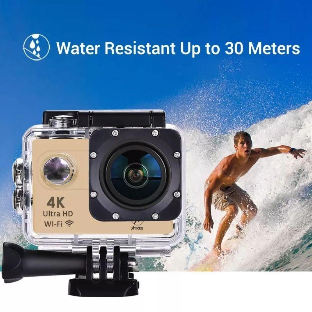 Câmera Wifi Esportiva Full HD 4K À Prova D Água Para Ação