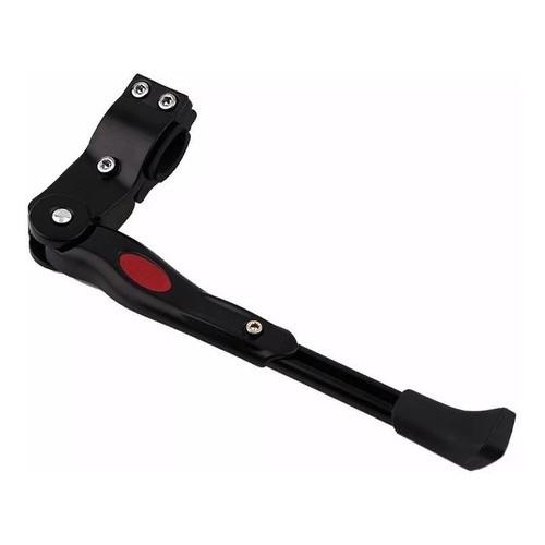 Pezinho Descanso Lateral Preto Branco Reforçado Regulagem De Altura Bicicleta Bike Aro 26 29 Mtb