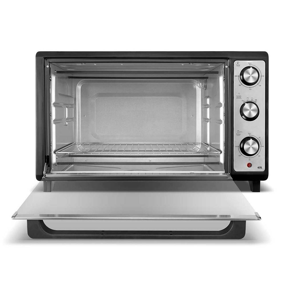 Forno Elétrico Inox 65L Philco Dupla Resistência Pfe65