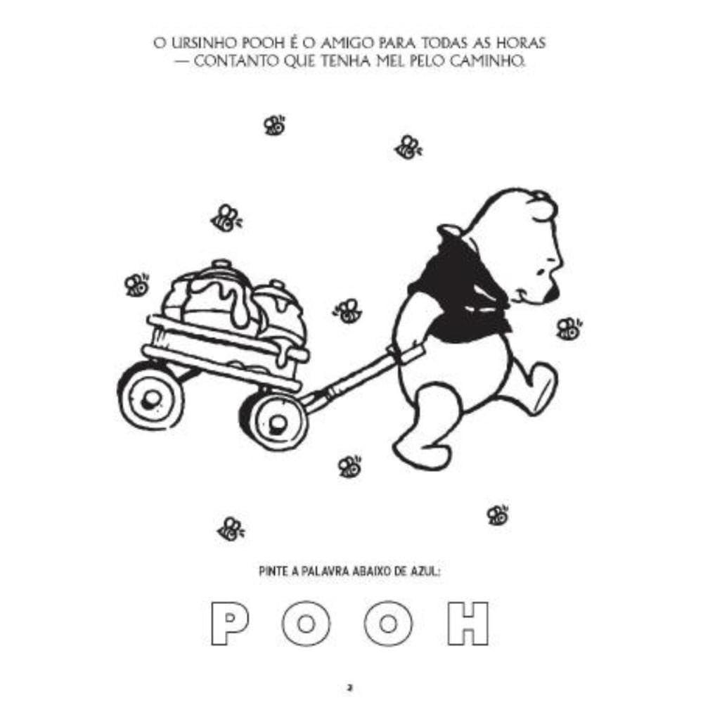 Colorir Com Atividades Educativas Disney Ursinho Pooh