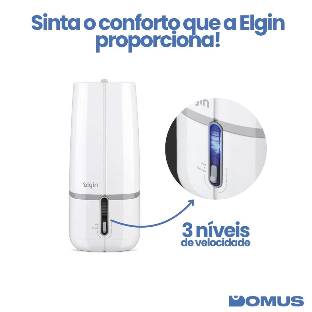 Umidificador Ultrassônico De Ar 2L Elgin Digital
