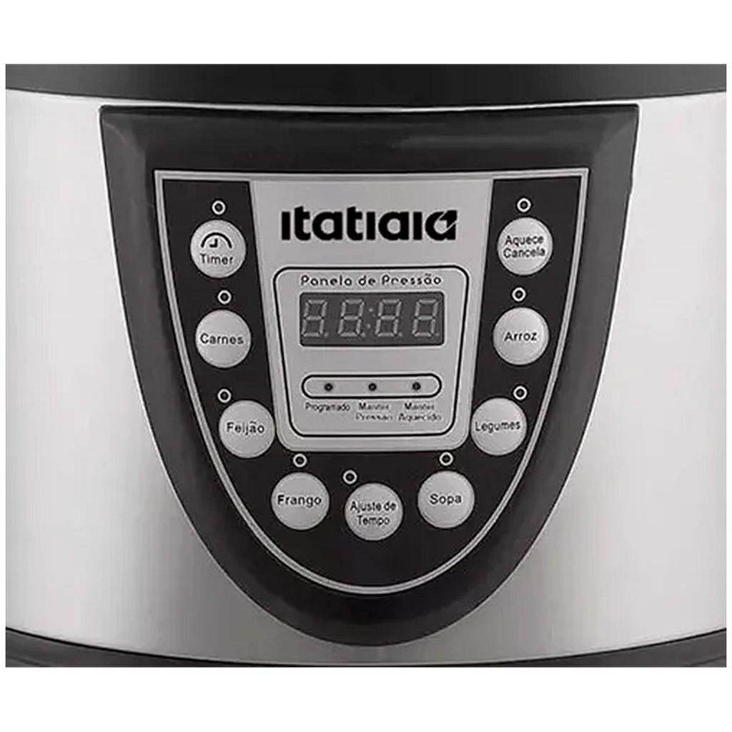 Panela De Pressão Elétrica Itatiaia Midi 5L 900W 127V Inox