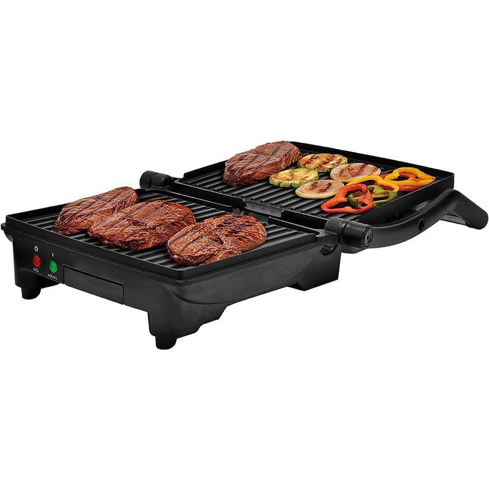 Super Grill Duo Philco 2 Em 1 Abertura 180 Inox 110V