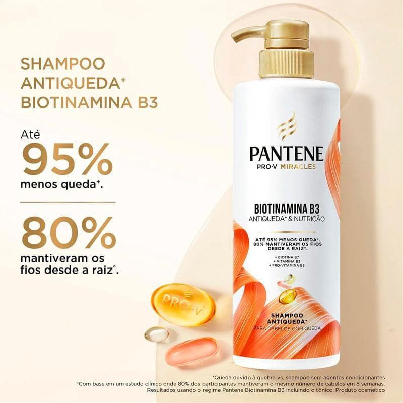 Shampoo Pantene Biotinamina B3 Antiqueda E Nutrição 510ml