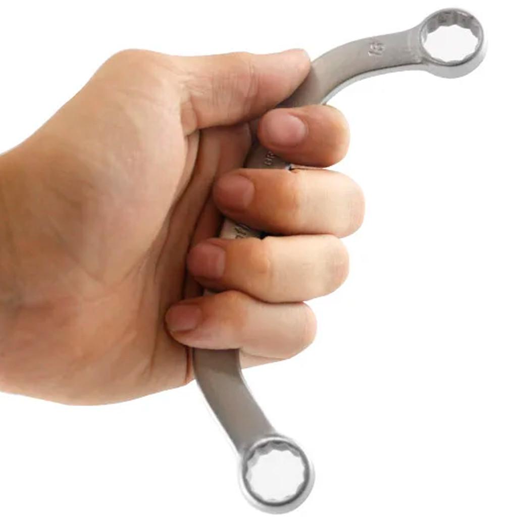 Chave Starter Automotiva Profissional Meia Lua Crv 11x13mm Eda Mecânico Oficina