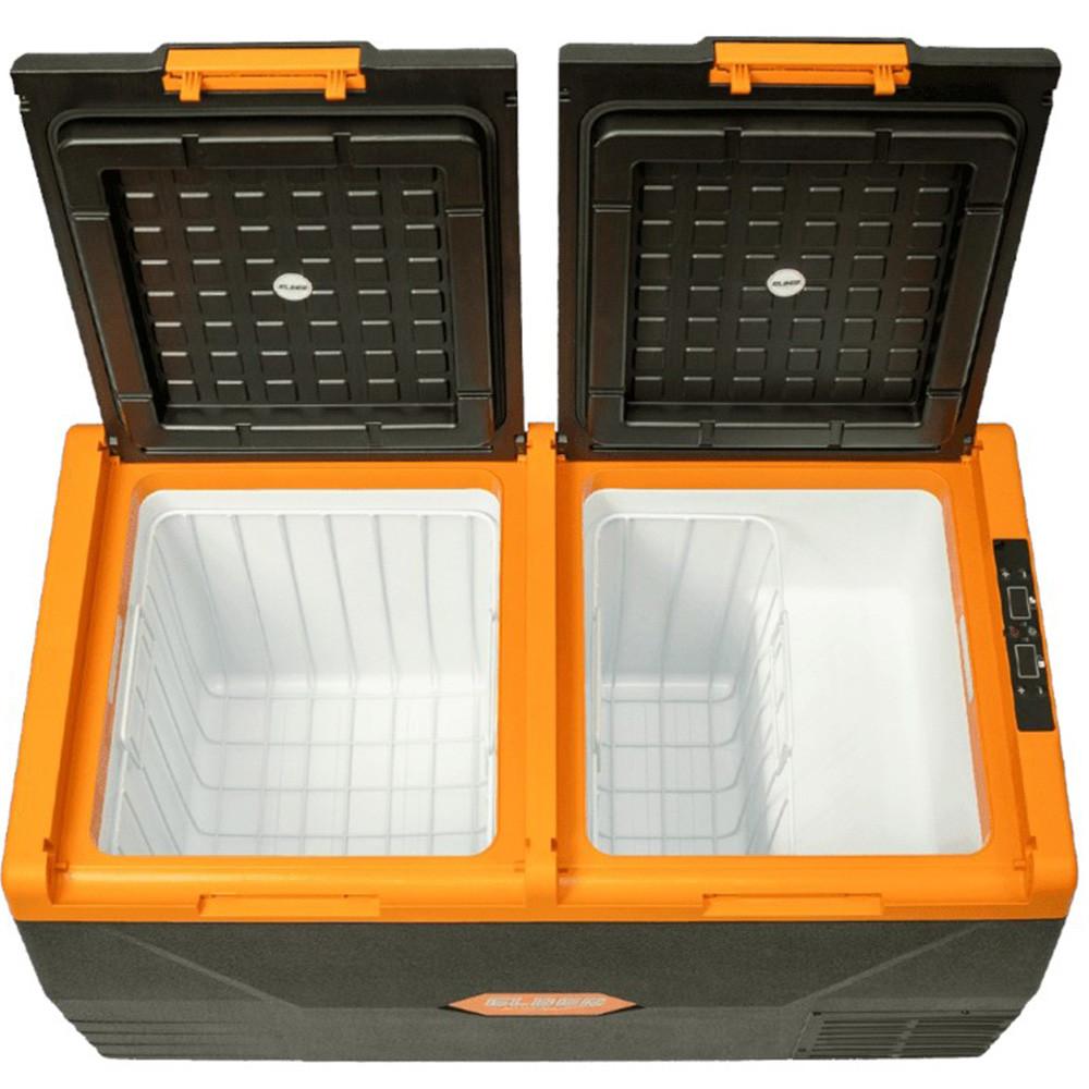 Geladeira Portátil Elber 75 Litros Compartimento Freezer 12 E 24V Painel Digital De Temperatura