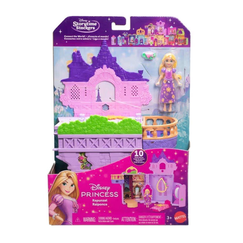 Conjunto Boneca Princesa Rapunzel Disney + Castelo Mattel