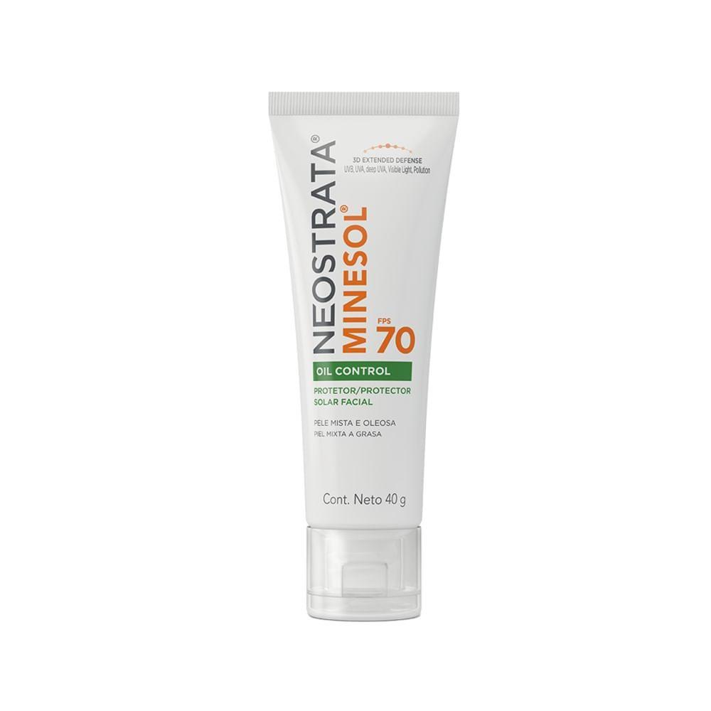 Neostrata Minesol Protetor Solar Facial Sem Cor FPS 70 40G