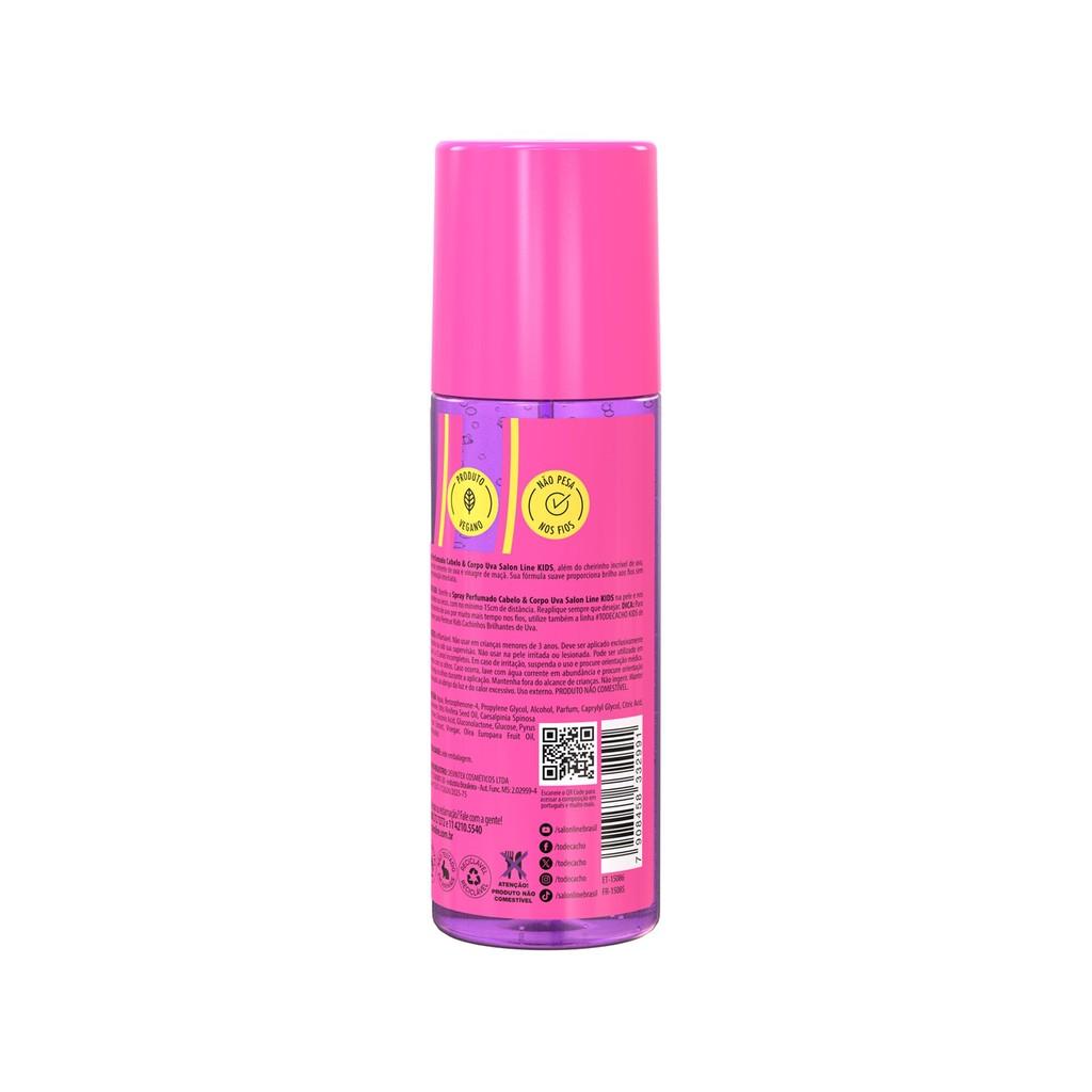Spray Perfumado Uva Salon Line Kids 200ml