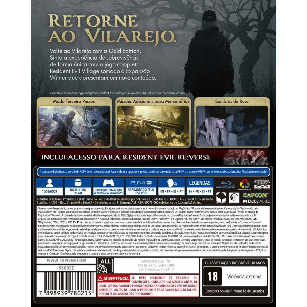 Resident Evil Village Gold Edition - Playstation 4