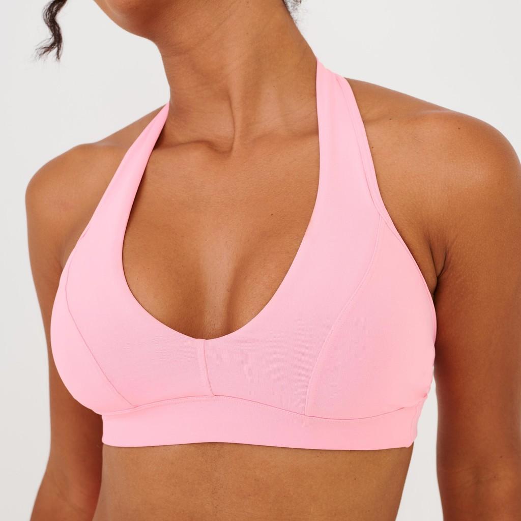 Top Frente Única Rosa Princess Poliamida Soft Com Bojo