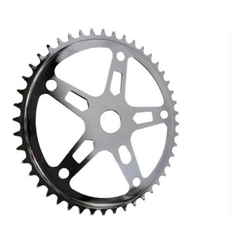 Coroa Roda Dentada Engrenagem Estrela 46d 5 Furos Bicicleta Mtb Beach