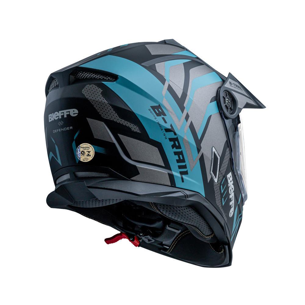 Capacete Moto Bieffe B-trail Defender Com Óculos Interno