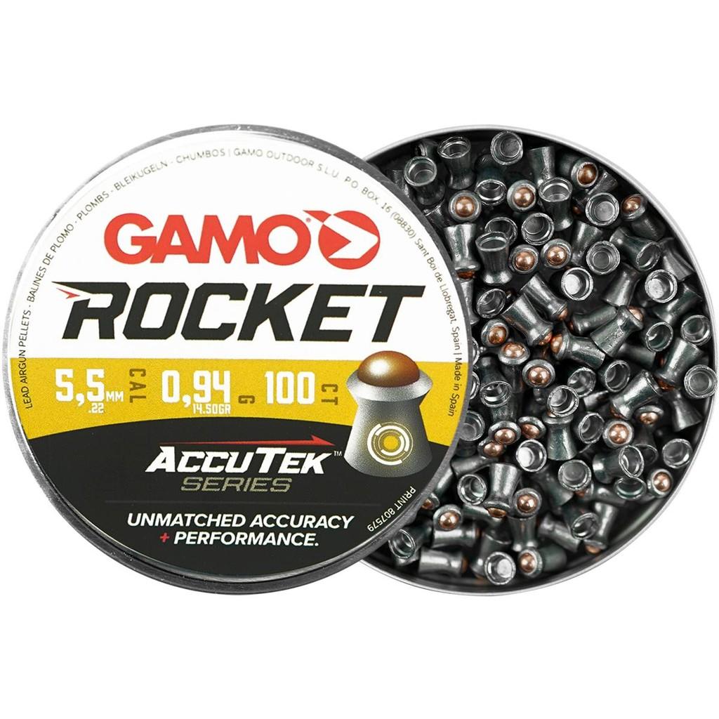 Lata De Chumbinho Gamo Rocket Accutek 5.5mm 100un