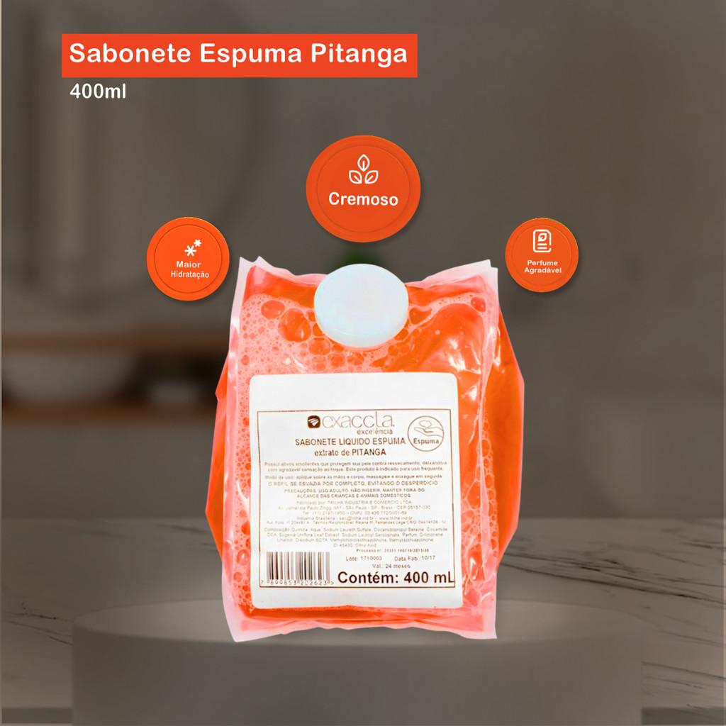 Sabonete Espuma Refil Extrato De Pitanga 400ml Exaccta Trilha
