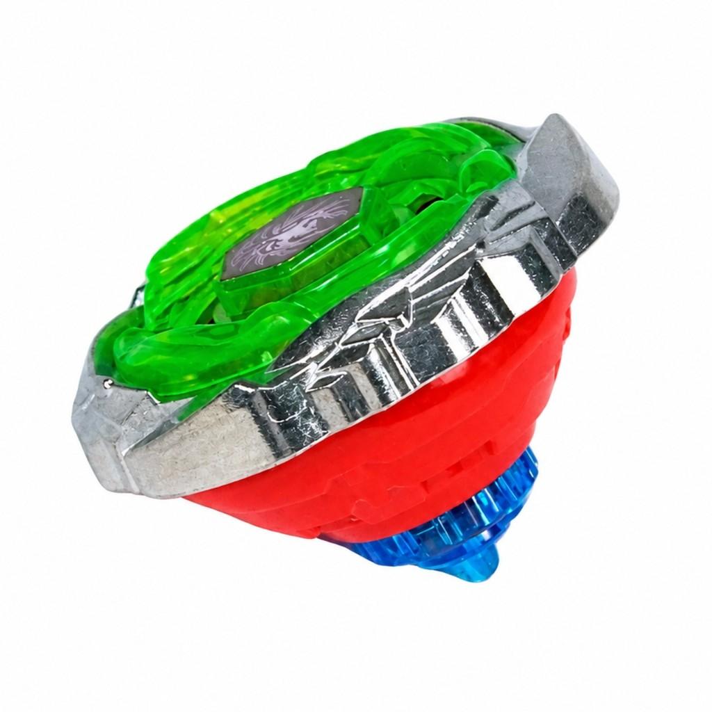 Brinquedo Pião Tornado Com Luz LED Lançador Castela